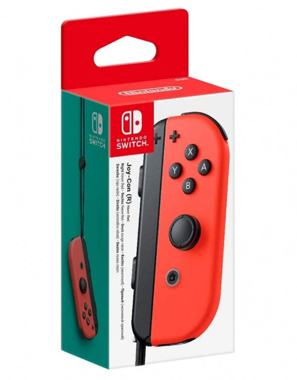 Comando Joy-Con Direito Vermelho Néon Nintendo Switch