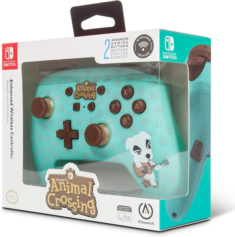 Comando PowerA Sem fios Animal Crossing KK Slider Nintendo Switch