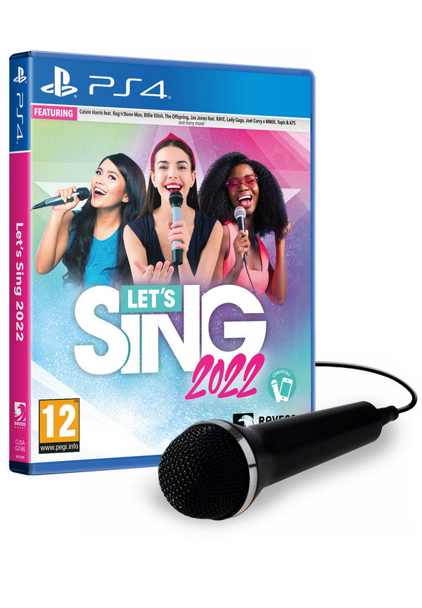 Jogo Let's Sing 2022 + 1 Micro PS4