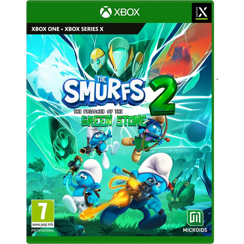 Xbox One / Series X Video Game Microids The Smurfs 2 - The Prisoner of the Green Stone (FR)