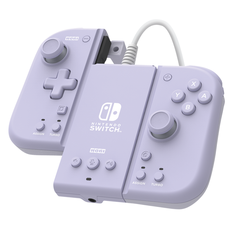 Set controller compatto Hori Split Pad Lavanda Nintendo Switch