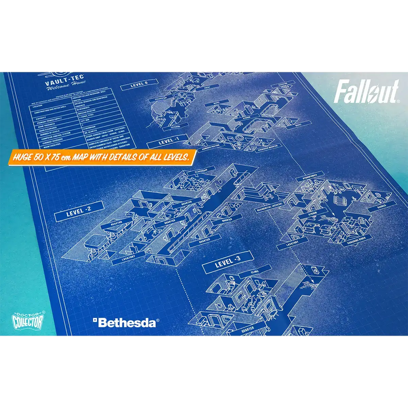 Fallout Welcome Rug Fallout Vault Dweller's Welcome Kit Limited Edition