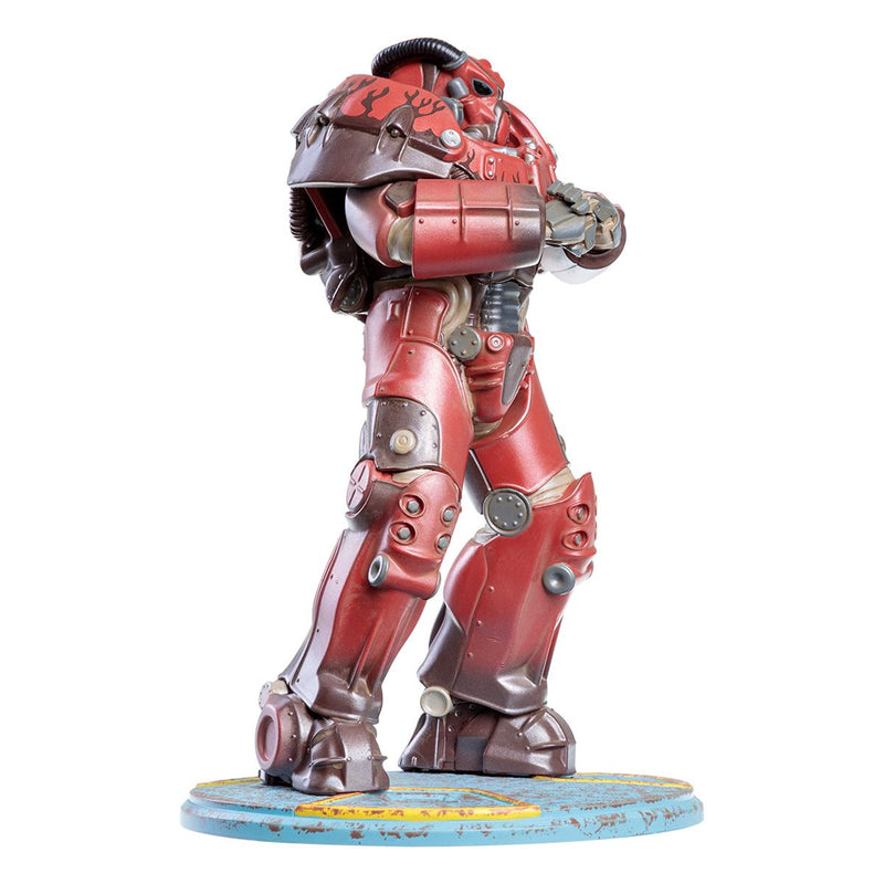 Estátua Fallout Power Armor Statue Hot Rod Flames 20 cm