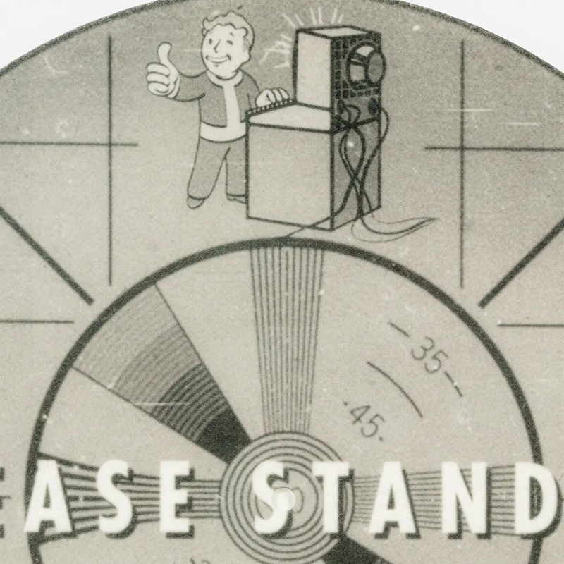 Fallout Please Stand By Record Slip Mat