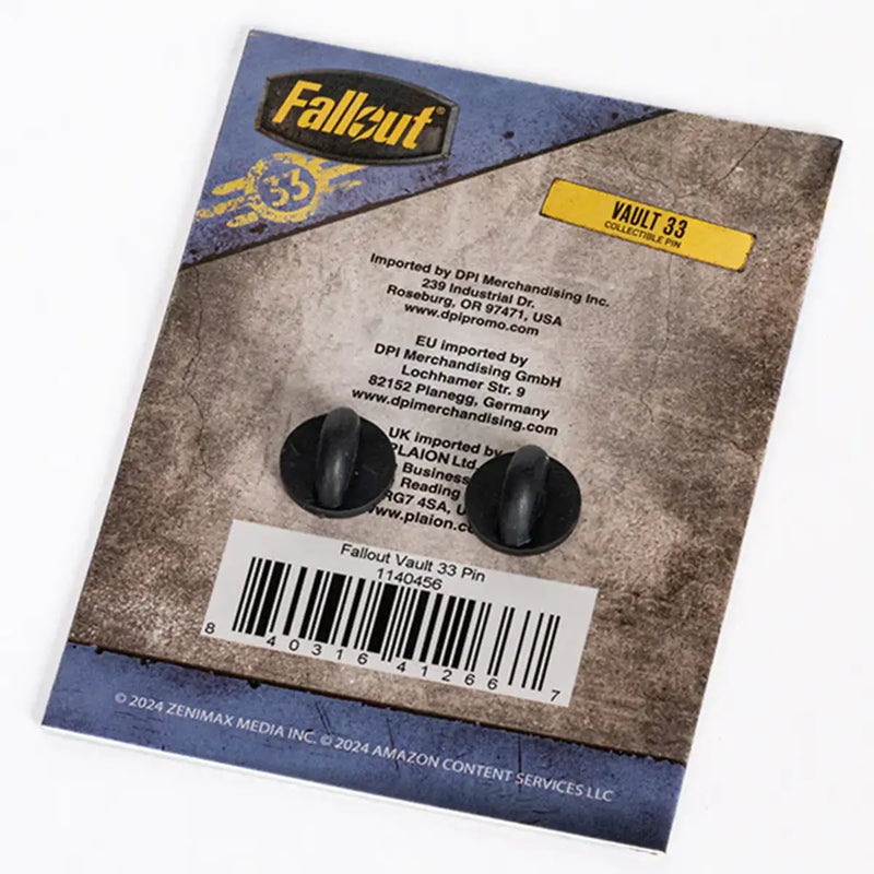 Fallout Vault 33 Pin