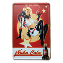 Metal Fallout Nuka Cola Girl Sign