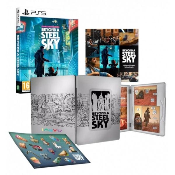 Edición Steelbook del juego Beyond A Steel Sky para PS5