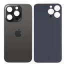 Cover posteriore in vetro per iPhone 15 Pro Nero