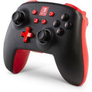 Controller wireless PowerA Nintendo Switch nero e rosso