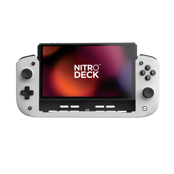 CRKD Nitro Deck White Controller for Nintendo Switch