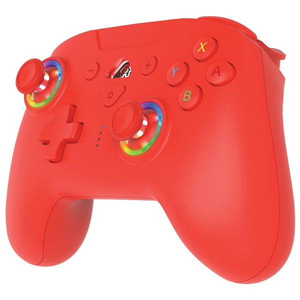 Controller wireless LED RGB - Nintendo Switch rosso