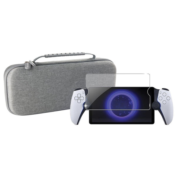 Tasche + Glasfolie für Playstation Portal
