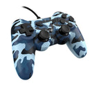 Manette Sans Fil VoltEdge CX40 Bleu Camouflage PS4/PS3/PC