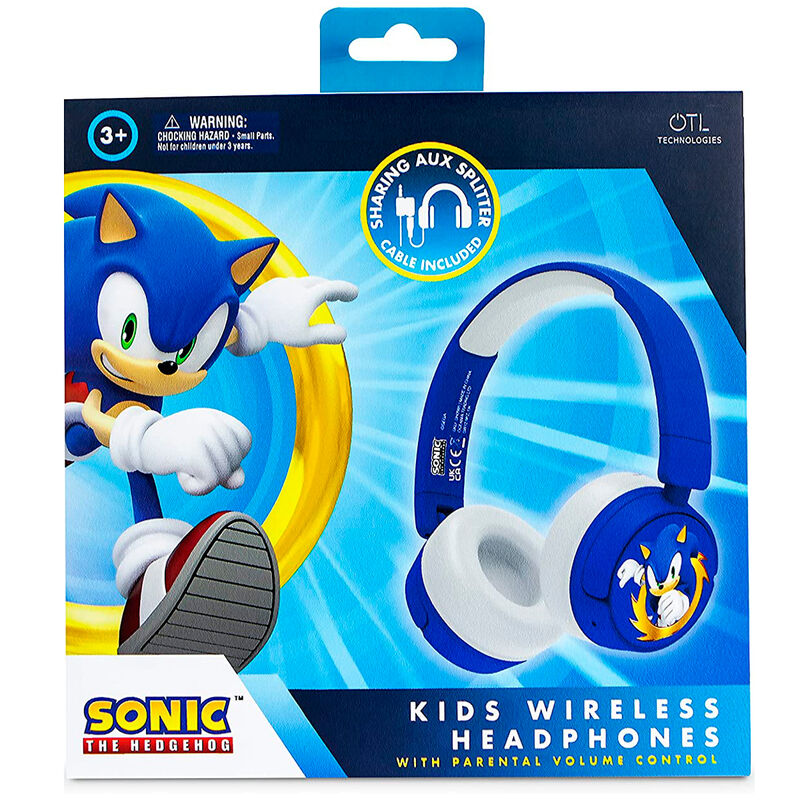 Auscultadores Wireless Sonic The Hedgehog