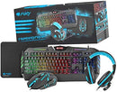 Fury ThunderStreak 3.0 Gaming Pack 4-in-1-Kombination aus Tastatur, Maus und Kopfhörer – PT-Layout