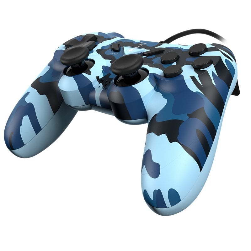 VoltEdge CX40 Wireless Controller Camouflage Blau PS4/PS3/PC