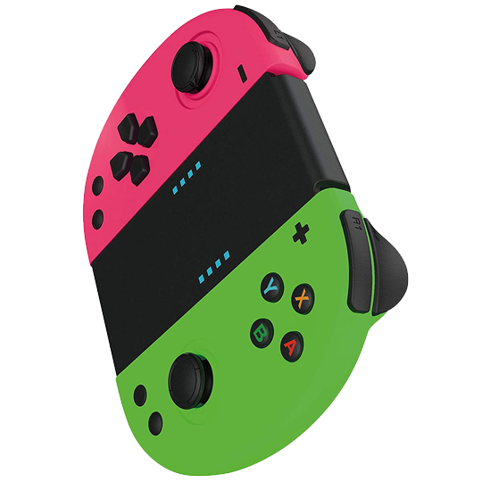 Gioteck Joy-Con JC-20 Manette Nintendo Switch Rose/Vert