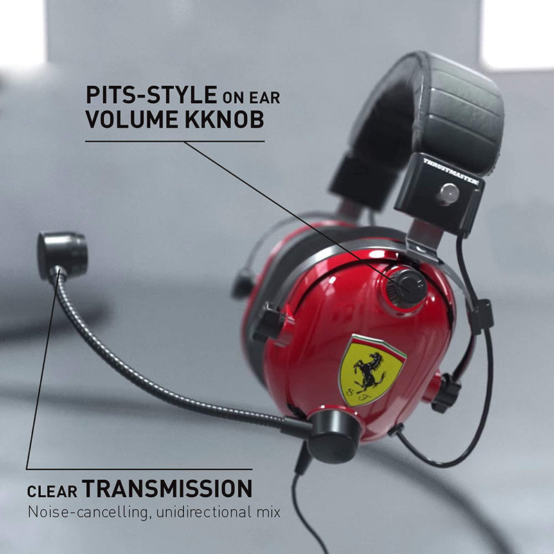 Auriculares Thrustmaster T.Racing Scuderia Ferrari Edition DTS - PS4/Xbox/PC