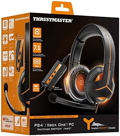 Thrustmaster Y-350CPX 7.1 Auriculares negros PS4/Xbox/PC/VR