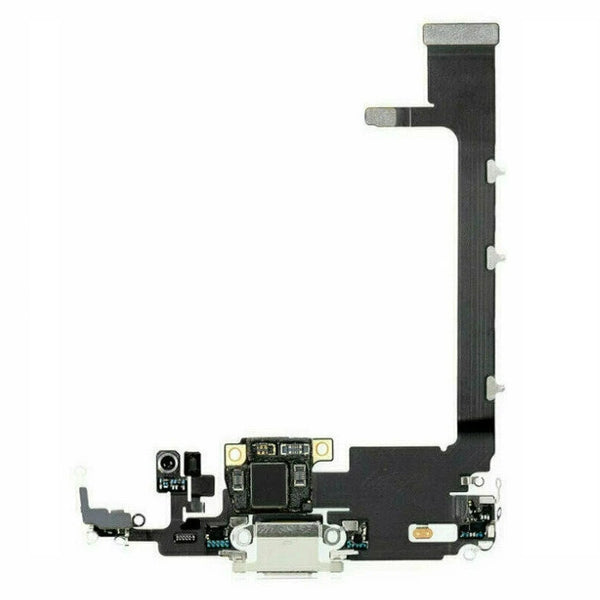 Flex Conector Carga iPhone 11 Pro Max Blanco con PCB