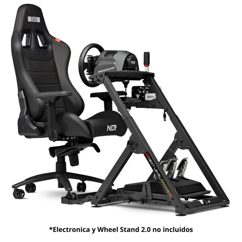 Gaming-Stuhl Next Level Racing ProGaming-Stuhl Black Leather Edition Schwarz