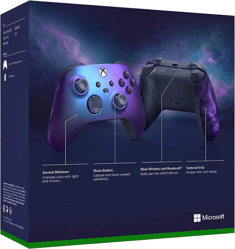 Controlador inalámbrico Microsoft Xbox Edición especial Stellar Shift (Xbox One/Series X/S/PC)