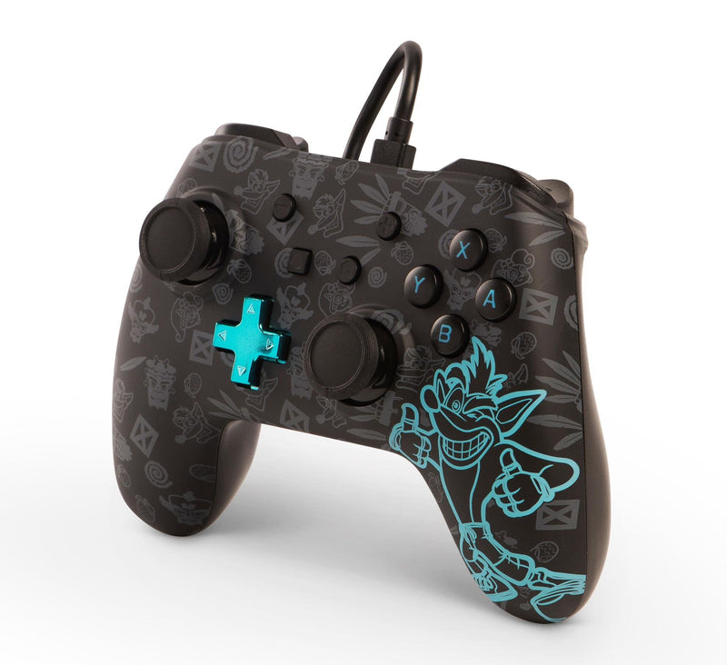 Official PowerA Wired Controller Crash Bandicoot Nintendo Switch