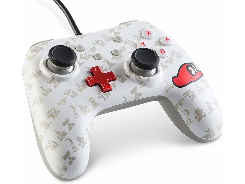 Official PowerA Wired Controller Super Mario Odyssey Nintendo Switch