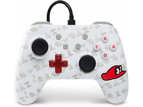 Official PowerA Wired Controller Super Mario Odyssey Nintendo Switch