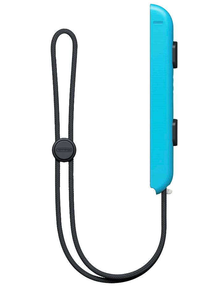Sangle de manette Joy-Con bleu fluo pour Nintendo Switch