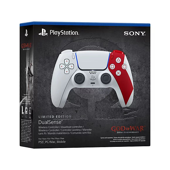 Comando Playstation 5 Sony DualSense PS5 God of War Edición Limitada 20º Aniversario