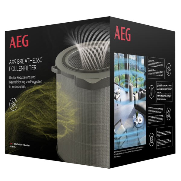 Filtre purificateur d'air contre le pollen AEG AFDBTH4 | Gris