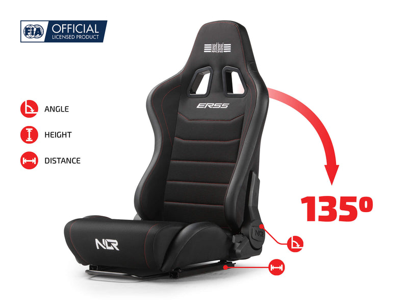 Next Level Racing ERS5 Elite Asiento Reclinable - Edición Tela y Malla 