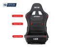 Next Level Racing ERS5 Elite Asiento Reclinable - Edición Tela y Malla 