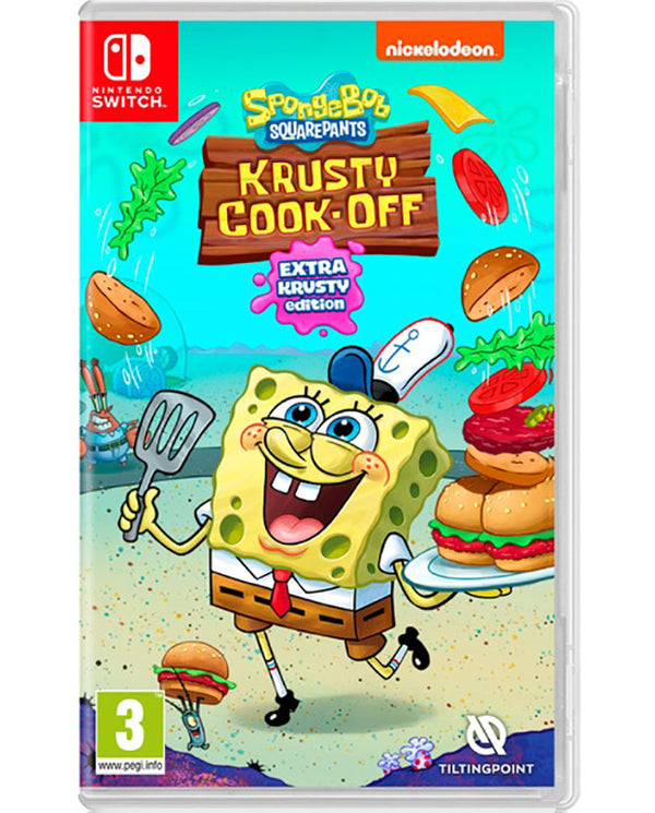 Jogo Spongebob Squarepants: Krusty Cook-Off Extra Krusty Edition Switch