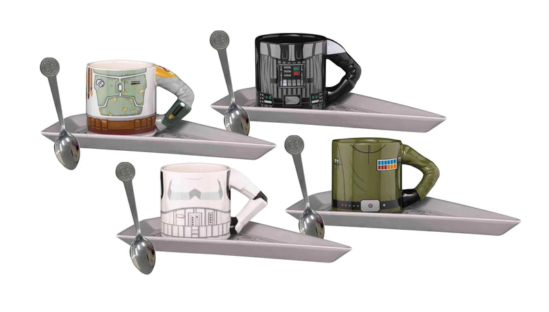 Star Wars Empire Luxury Espresso Set 4 Coffee Cups