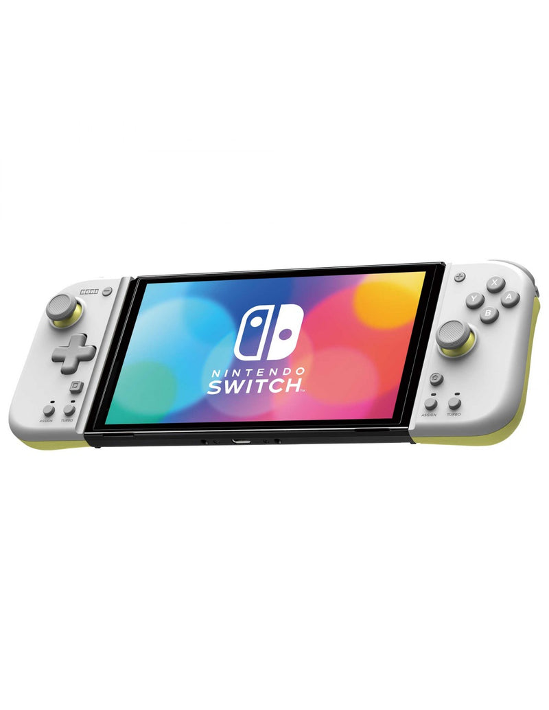 Comando Hori Split Pad Compact Branco e Amarelo Nintendo Switch