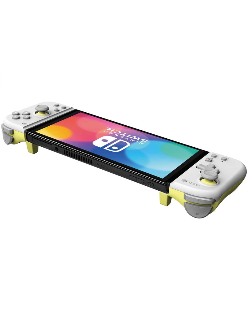 Mando Hori Split Pad Compact Blanco y Amarillo Nintendo Switch