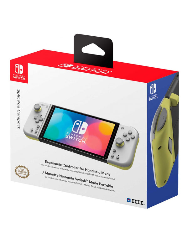 Hori Split Pad Compact Weiß und Gelb Nintendo Switch Controller