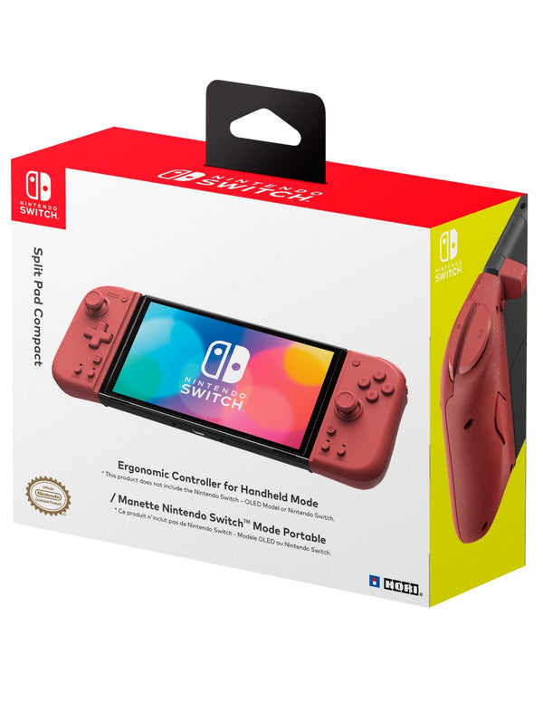Comando Hori Split Pad Compact Vermelho Pêssego Nintendo Switch