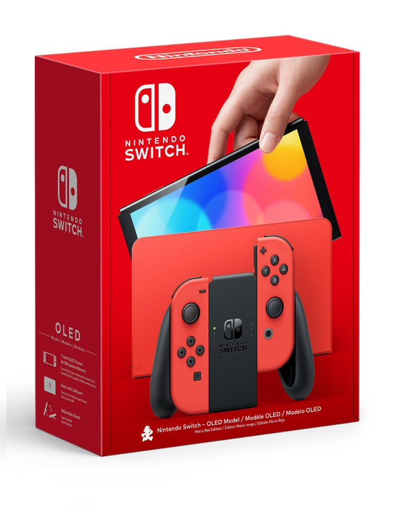 Console Nintendo Switch OLED Mario Red in edizione limitata (64 GB)