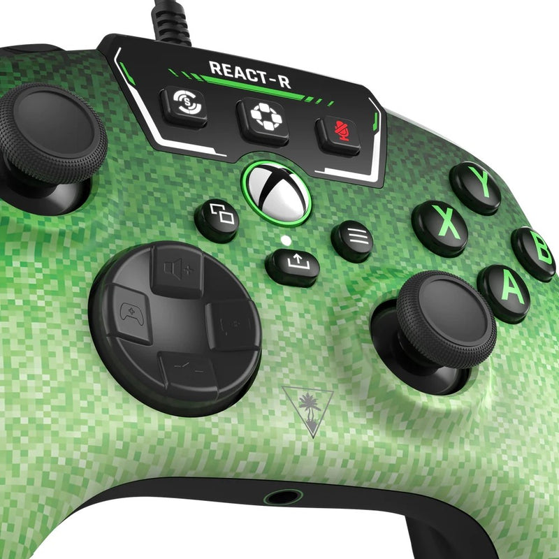 Manette Turtle Beach React-R Pixel Green Xbox Series X|S / Xbox One / PC