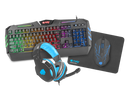 Fury ThunderStreak 3.0 Gaming Pack 4-in-1-Kombination aus Tastatur, Maus und Kopfhörer – PT-Layout