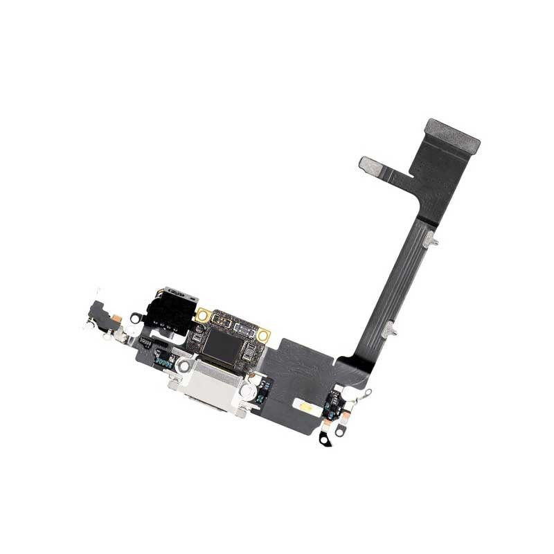 Flex Conector de Carga iPhone 11 Pro Branco com PCB