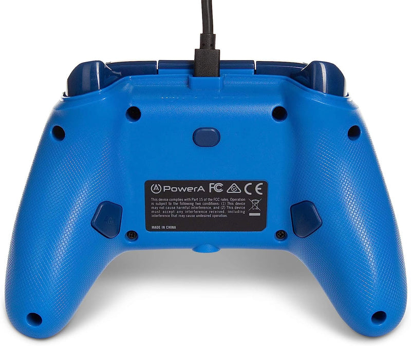 Comando PowerA com fios Azul (Xbox One/Series X/S/PC)