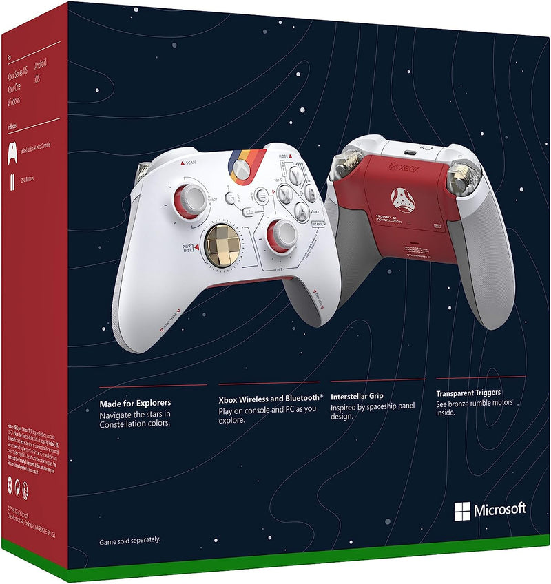 Controlador inalámbrico Microsoft Xbox Starfield Edición limitada (Xbox One/Series X/S/PC)