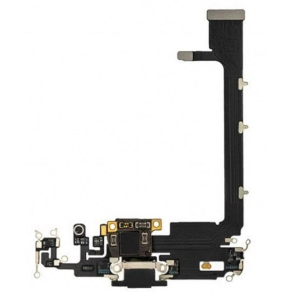 Flex Conector Carga iPhone 11 Pro Max Negro con PCB
