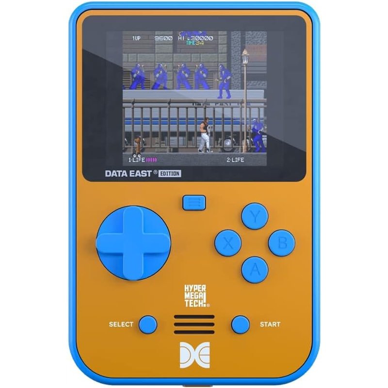 Retro-Handheld-Konsole - Evercade Super Pocket: Data East (18 Spiele Inklusive)