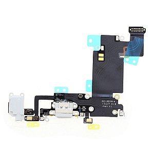 Flex Conector Carga iPhone 6S Plus Blanco