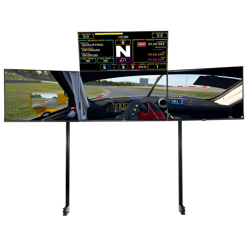 Suporte Next Level Racing Elite Soporte independiente para cuatro monitores Negro